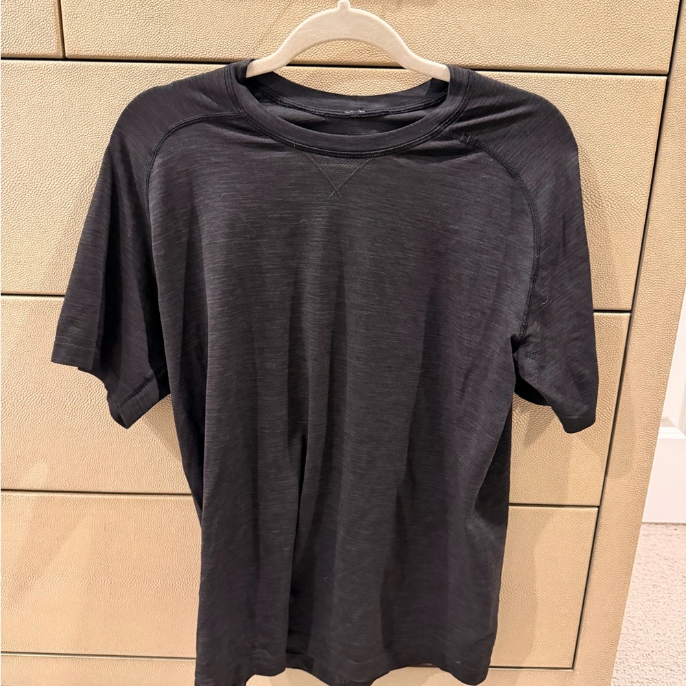 lululemon athletica Charcoal Short Sleeve Tee
